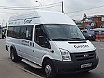 Бесплатный автобус Genser в пункт аренды автомобилей АрендаАвто-елц на Новорязанском шоссе